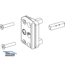 ROTO NT/NX Zwischengetriebe-Set 12/20-13 Schlagleistengetriebe-Adapter