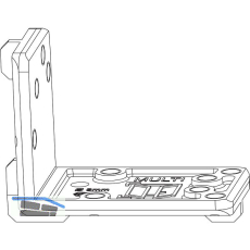 MACO MM Bohrlehre f�r Eck- und Scherenlager POWER Falztiefe 24 mm links
