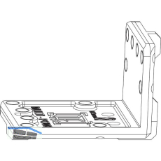 MACO MM Bohrlehre f�r Eck- und Scherenlager POWER Falztiefe 30 mm universal