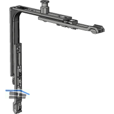 WINKHAUS Eckumlenkung E1.N.BS16 verl�ngerter Bolzen Falzluft 10-12 mm silber