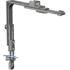 WINKHAUS Eckumlenkung E1.SBS.U.F Stulpfl�gel unten 1 Zapfen klemmbar silber