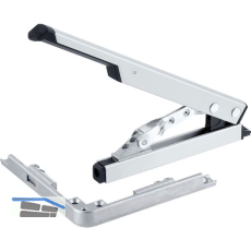 GEZE OL90N/OL95 Handhebel mit Eckumlenkung, Hub 54 mm, Alu silber eloxiert