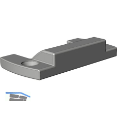 WINKHAUS Zwangsverriegelung ZV-RT.H.13-29.AGR Rahmenteil Eurofalz 29 mm 13V