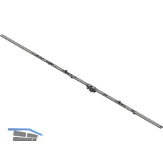 WINKHAUS Getriebe konstant GAK.1325-2, DM 15,5 mm, FFH 1075-1325 mm, silber