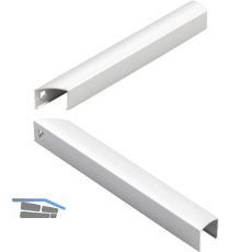 GEZE OL90N/OL95 Eckwinkelabdeckung, 140x140 mm, Alu silber eloxiert