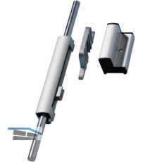 GEZE OL90N/OL95 Zusatzverriegelung, �berschlag 0-17 mm, Alu silber eloxiert