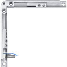GEZE OL90N/OL95 Eckumlenkung starr, 90 Grad, Stahl verzinkt