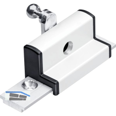 GEZE OL90N/OL95 Fl�gelbock gleitend, Aluminium wei� RAL 9016