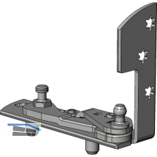 WINKHAUS Ecklager EL.H.IF-N.29-13-12.Z.8-12.RS Eurofalz 29 mm 13V silber rechts