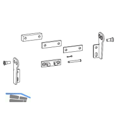 HAUTAU Kipp-/Dreh-/Klapp-Konsole KF 0/15 SKA/EKA Fl�gelmontage wei� RAL 9016