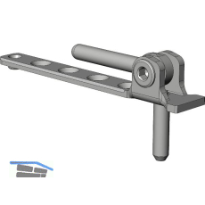 WINKHAUS Ecklager EL.CS.6-3-22.WS 9V/13V 130 kg wei�