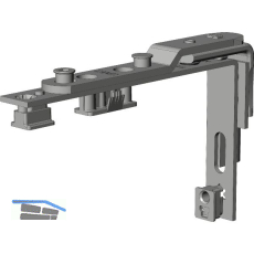 WINKHAUS Drehlager DL.C.ET.20-13.LS.WS mit Drehhemmung 130 kg wei� links