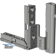 WINKHAUS Fl�gellager FL.HT.18-13-12.LS 12/18-13V 130 kg silber links
