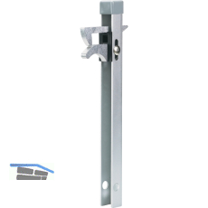 Torfeststeller ABK, U-Profil 500x40 x40 mm, Kippelement Alu, Stahl feuerverzinkt