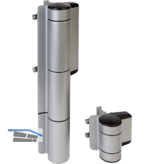 Selbstschlie�endes Torband/T�rband Mammoth 180, Aluminium silber eloxiert