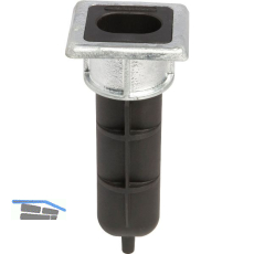 Bodenanschlag f�r Stangenriegel, 70 x 65 x 6 mm, H�he 166,5 mm