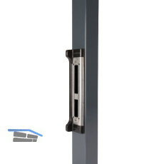 Schlie�blech mit Anschlag f�r Rohrrahmenschloss Fortylock/Fiftylock, Edelstahl