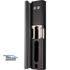 Elektr. T�r�ffner Modulec-SA-R Aufbaumont. Stromlos ge�ffnet, Alu silber