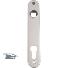 Langschild 3020-HYB-ALU f�r Rohrrahmenschl�sser, 180 x 32 x 6 mm, Aluminium