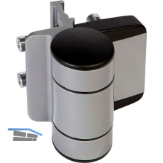 Torband Dino, 180� �ffnungswinkel, 150 kg, H�he 115mm, Alu RAL9005