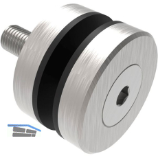 Glaspunkthalter f�r 8 - 18 mm, sichtbar geschraubt, � 40 mm, Edelstahl V2A