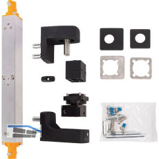 Einbau-T�r/Torschlie�er INTERIO, f�r T�ren bis 150 kg, Aluminium schwarz RAL9005