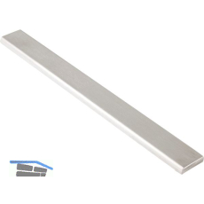 ECONOMY Endkappe f�r Kantenschutzprofil, L=200 mm, Glas 16-17,52 mm, Edelstahl