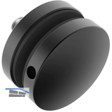 Glaspunkthalter f�r 8 - 17,52 mm, � 50 mm, Edelstahl schwarz matt RAL9005