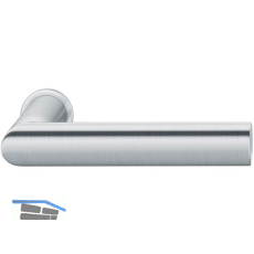 FSB Steckgriff 15 1108 auf Mini-Rosette, T�rst�rke 39-48 mm, Edelstahl matt