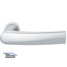 FSB Steckgriff 15 1015 auf Mini-Rosette, T�rst�rke 49-58 mm, Edelstahl matt