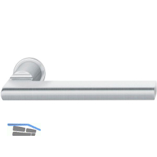 FSB Steckgriff 15 1035 auf Mini-Rosette, T�rst�rke 49-58 mm, Edelstahl matt