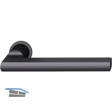 FSB Steckgriff 15 1035 auf Mini-Rosette, T�rst�rke 49-58 mm, Aluminium schwarz