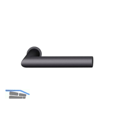 FSB Steckgriff 15 1076 auf Mini-Rosette, T�rst�rke 39-48 mm, Aluminium schwarz