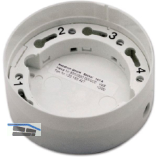Montagesockel Aufputz 143 A, Kunststoff wei�
