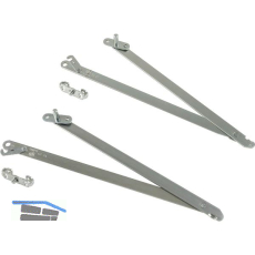 HAUTAU Falzscheren-Set FS 400 f�r SBS L=400 mm links/rechts Stahl verzinkt