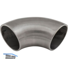 ECONOMY Schweissfitting 90� f�r Rohr � 33,7 x 2,0 mm,Edelstahl geschliffen V2A