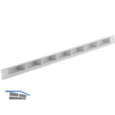 FRESH Wetterschutzgitter F15 au�en zu Fensterfalzventil F42 Kunststoff RAL 9010