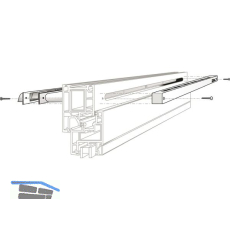 FRESH Luftkanal F33 f�r Hohlprofile zu Fensterfalzventil F32 Kunststoff RAL 9016