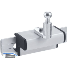 GEZE OL90N/OL95 Fl�gelbock gleitend f�r Holzfenster Euronut, Alu silber eloxiert