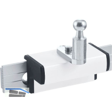 GEZE OL90N/OL95 Fl�gelbock gleitend f�r Holzfenster Euronut, Alu wei� RAL 9016