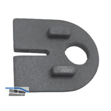 Einlage zu Glasklemmbeschlag Modell 25 f�r 12 mm Glas, Gummi