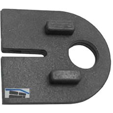 Einlage zu Glasklemmbeschlag Modell 22 f�r 10 mm Glas, Gummi