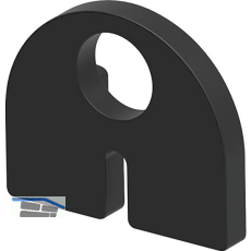 ECONOMY Einlage zu Glasklemmbeschlag Modell 20 f�r 8 mm Glas, Gummi