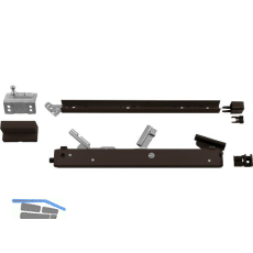 HAUTAU FL190 �ffnerschere-Set Ausf�hrung E, Aluminium mittelbronze eloxiert