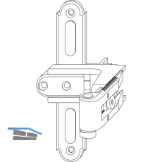 MACO RUSTICO Ladenkreuzband BLR gekr�pft Gr. 0, verstellbar, schwarz (208750)