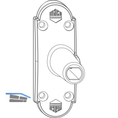 MACO RUSTICO Ladenhaltekonsole BLR 35 x 55, f�r Gr. L165, schwarz (209478)