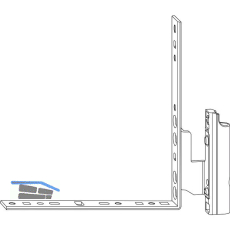 ROTO NX Falzeckband T ohne Nutf�hrung Holz 12/18-13 Schwelle 39 mm silber rechts