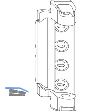 MACO Scherenlager DT130 4/15 mm 130 kg silber (202545)