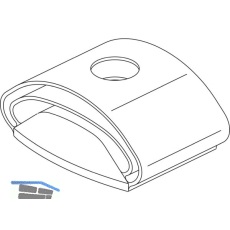 MACO RUSTICO Anschlagpuffer Rasthalter, f�r Fensterl�den, schwarz (42929)