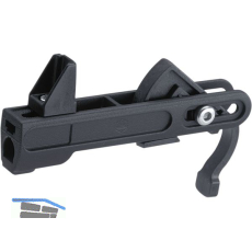 MACO RUSTICO Ladenhalter Classic Gr. 4, Ladenst�rke 116-140 mm, schwarz (10874)